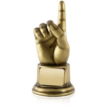 Number 1 Award in Antique Gold Finish