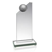 High Quality Glass Golf Awards - Available in 3 sizes