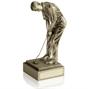 Antique Gold 8 inch Champion Golf Figure - RS64 thumbnail