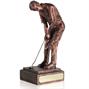 Old English Copper 8 inch Champion Golf Figure - CRS64 thumbnail