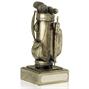 Presentation Golf Bag Figures in Light Bronze Finish - Available in 3 sizes - RS46 thumbnail