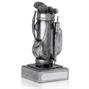 Presentation Golf Bag Figures in Antique Silver  Finish - Available in 3 sizes - SRS46 thumbnail