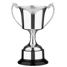 British Made Nickel Plated Studio Trophy Cup - Bakelite with Plinthband - 4 sizes - SNP7