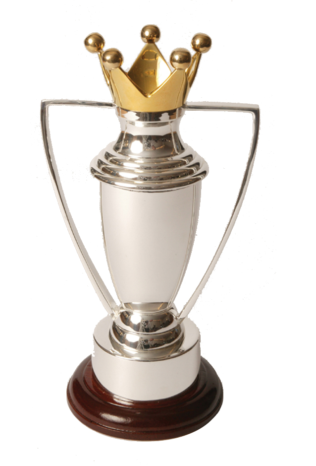 Nickel Plated Crown Trophy Cup