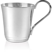 Plain Silverplated Childs Can - B116