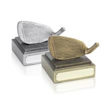 Nearest to the Pin Golf Club Heads Antique Gold and Silver - RS72 and SRS72