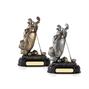 Golf Bag Resin Awards Antique Bronze and Silver - GX007 and GX008 thumbnail