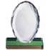 Optical Crystal Desktop Diamond Award - Oval