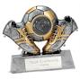 Mini Boot and Ball Resin Trophy - A408B - 3.75 inch thumbnail