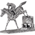 Sterling Silver 'Horse and Jockey - Over The Sticks'