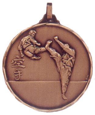 Faceted Karate Medal
