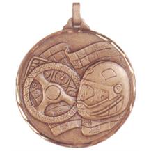 Faceted Motor Sports Medal