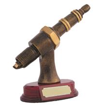 Beautiful Resin Motor Sport 'Sparkplug' Trophy