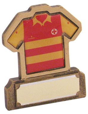 Ultimate Resin Rugby 'Shirt' Trophy
