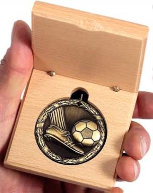 wooden medal case