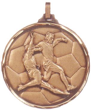 Faceted Football Medal - Sliding Tackle