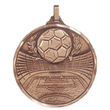 Faceted Football Medal - Ball and Reef