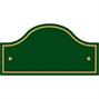 Green Polished Brass Sign - Bridge thumbnail