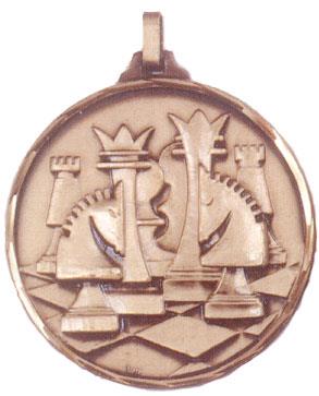 Faceted Chess Medal