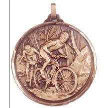 Faceted Cycling Medal - Off Road