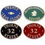 Polished Brass Oval Signs thumbnail