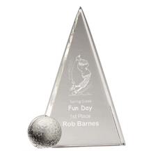 Noble Golf Optical Crystal Award