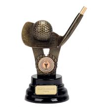 Pewter Trophy with Golf Lid BT470 | Nickel Plated and Pewter Golf Trophies
